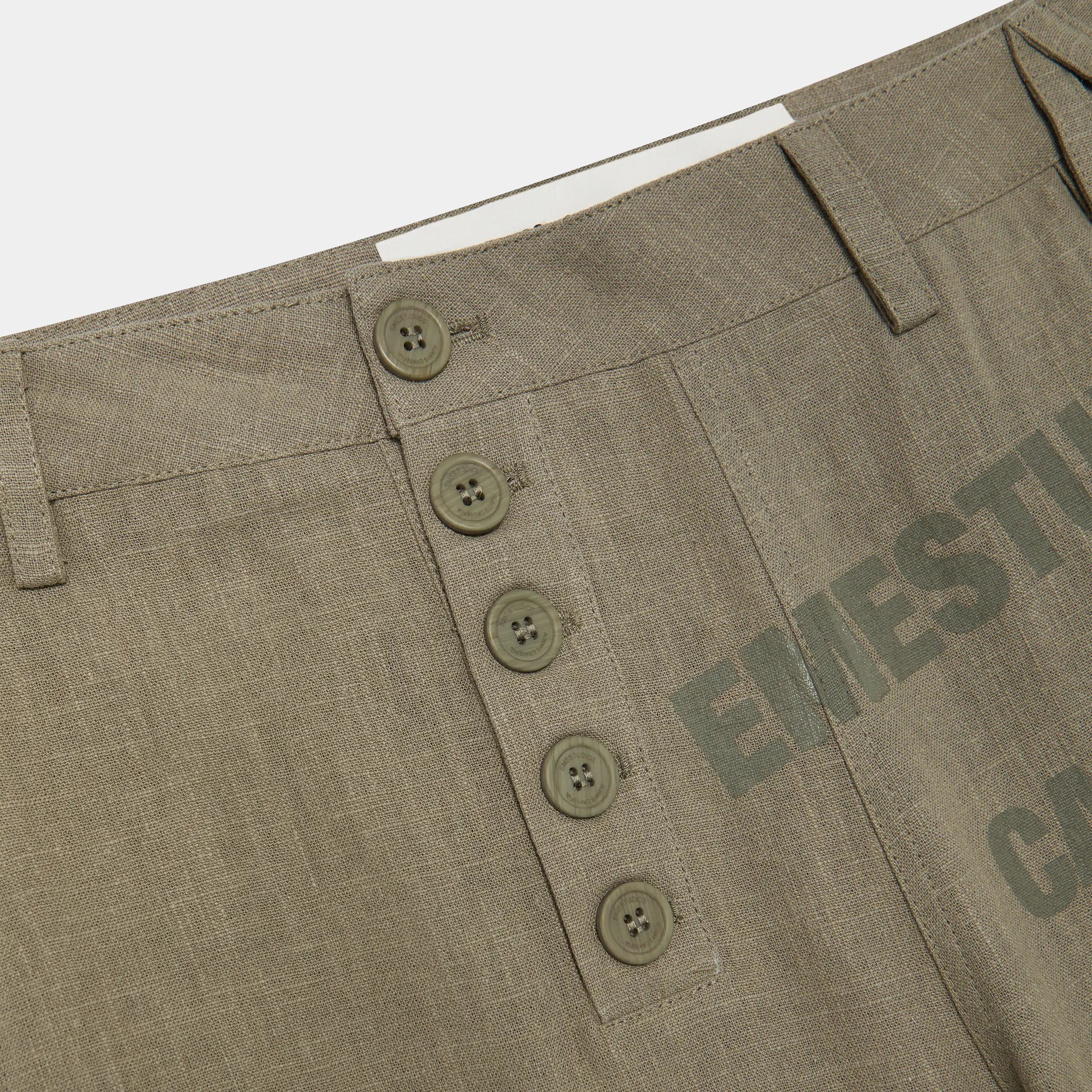 Mat Forest Balloon Linen Pants Pants Eme Studios