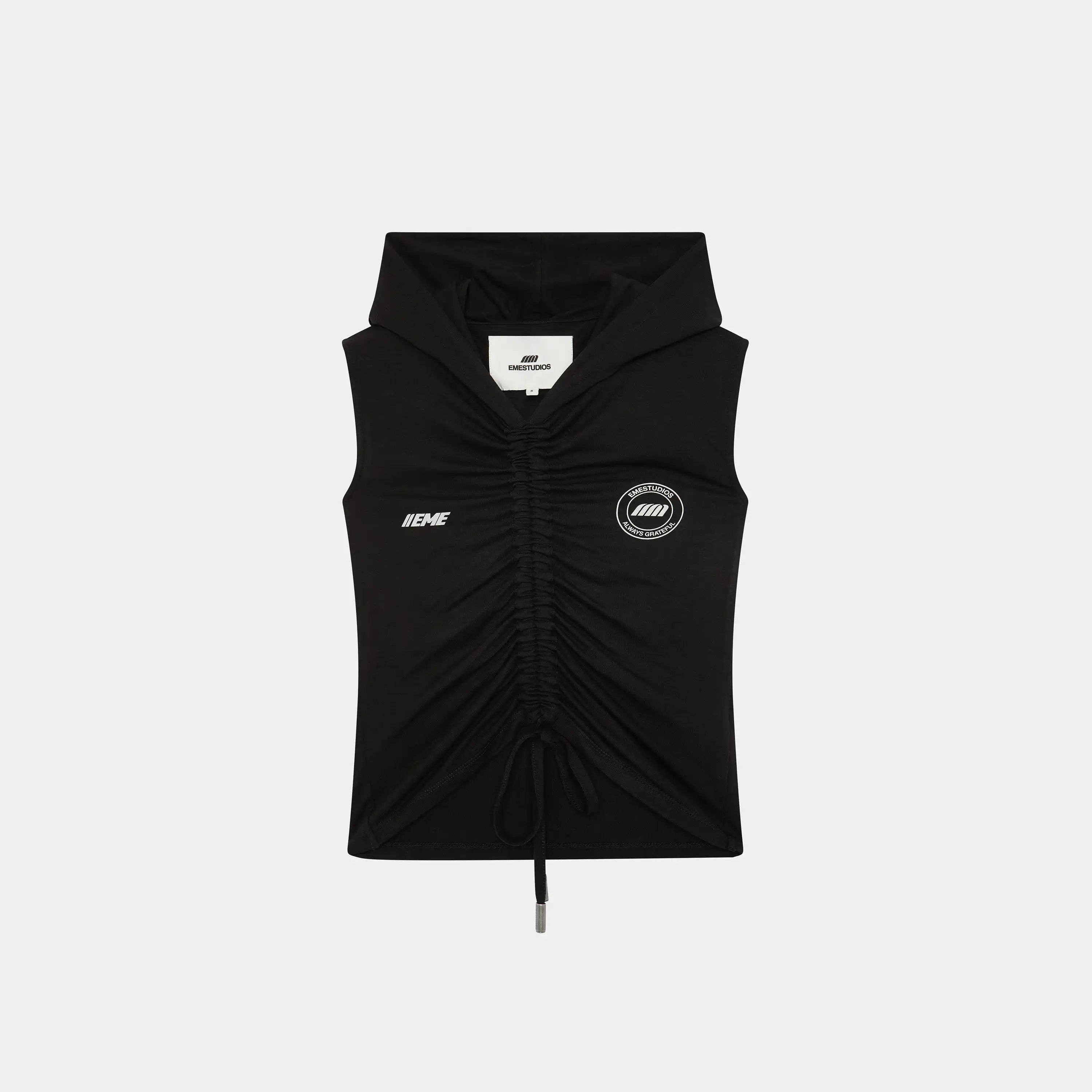 Dune Black Hooded Top