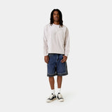 Frayed Pocket Off Sand Long Sleeve T-shirts Eme Studios