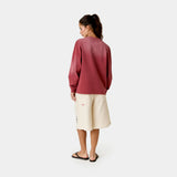 Frayed Pocket Redwood Long Sleeve T-shirts Eme Studios