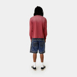 Frayed Pocket Redwood Long Sleeve T-shirts Eme Studios