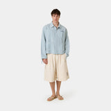 Areal Guayabera Blued Shirt Shirts Eme Studios