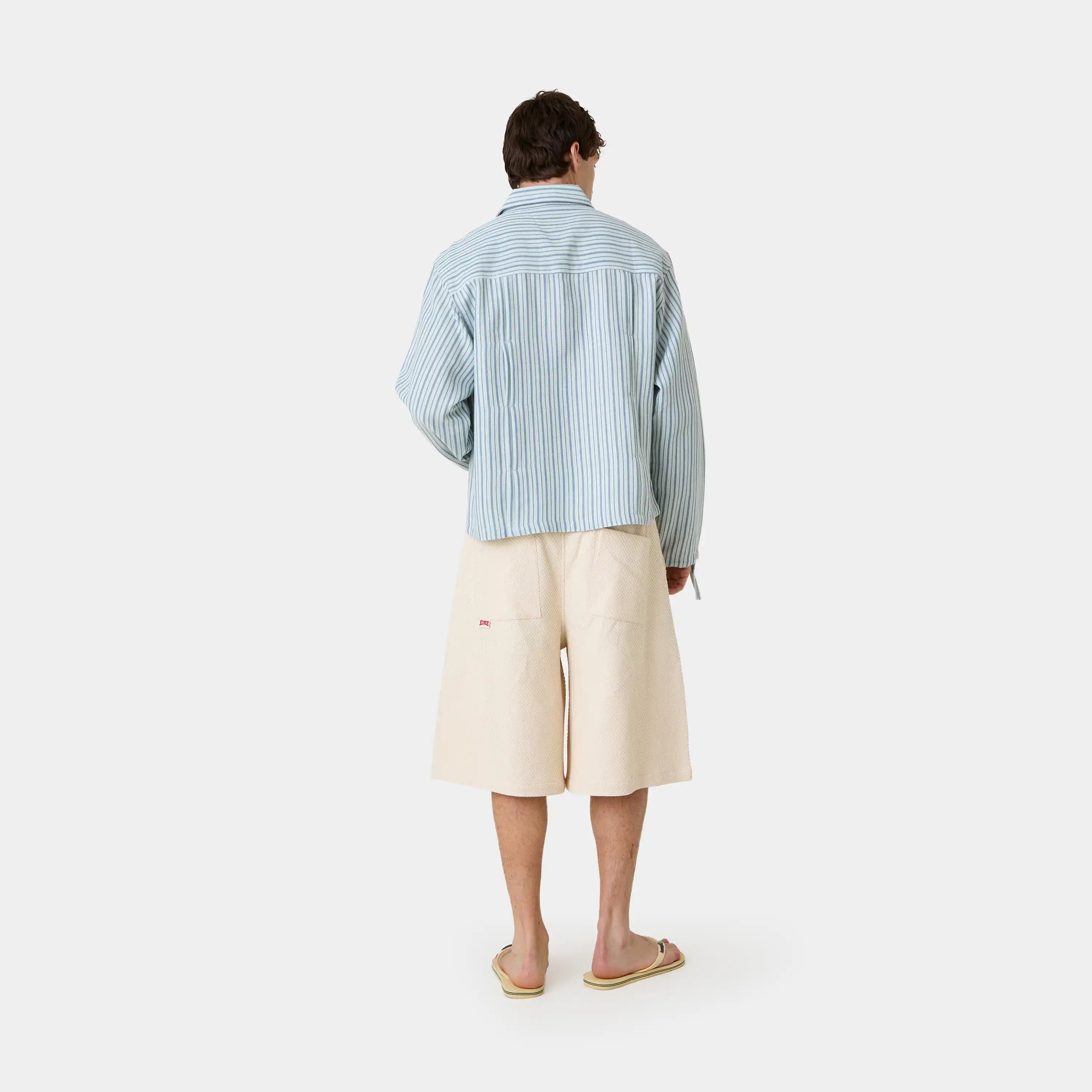Areal Guayabera Blued Shirt Shirts Eme Studios