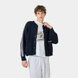 Clifton Navy Cardigan Knitwear Eme Studios