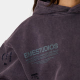 Stanford Navy Oversized Hoodie Hoodies Eme Studios