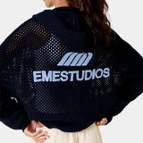 Kyros Navy Zipper Knit Knitwear Eme Studios