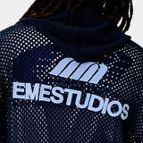 Kyros Navy Zipper Knit Knitwear Eme Studios