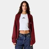 Kyros Burgundy Zipper Knit Knitwear Eme Studios