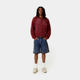 Kyros Burgundy Zipper Knit Knitwear Eme Studios