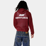 Kyros Burgundy Zipper Knit Knitwear Eme Studios