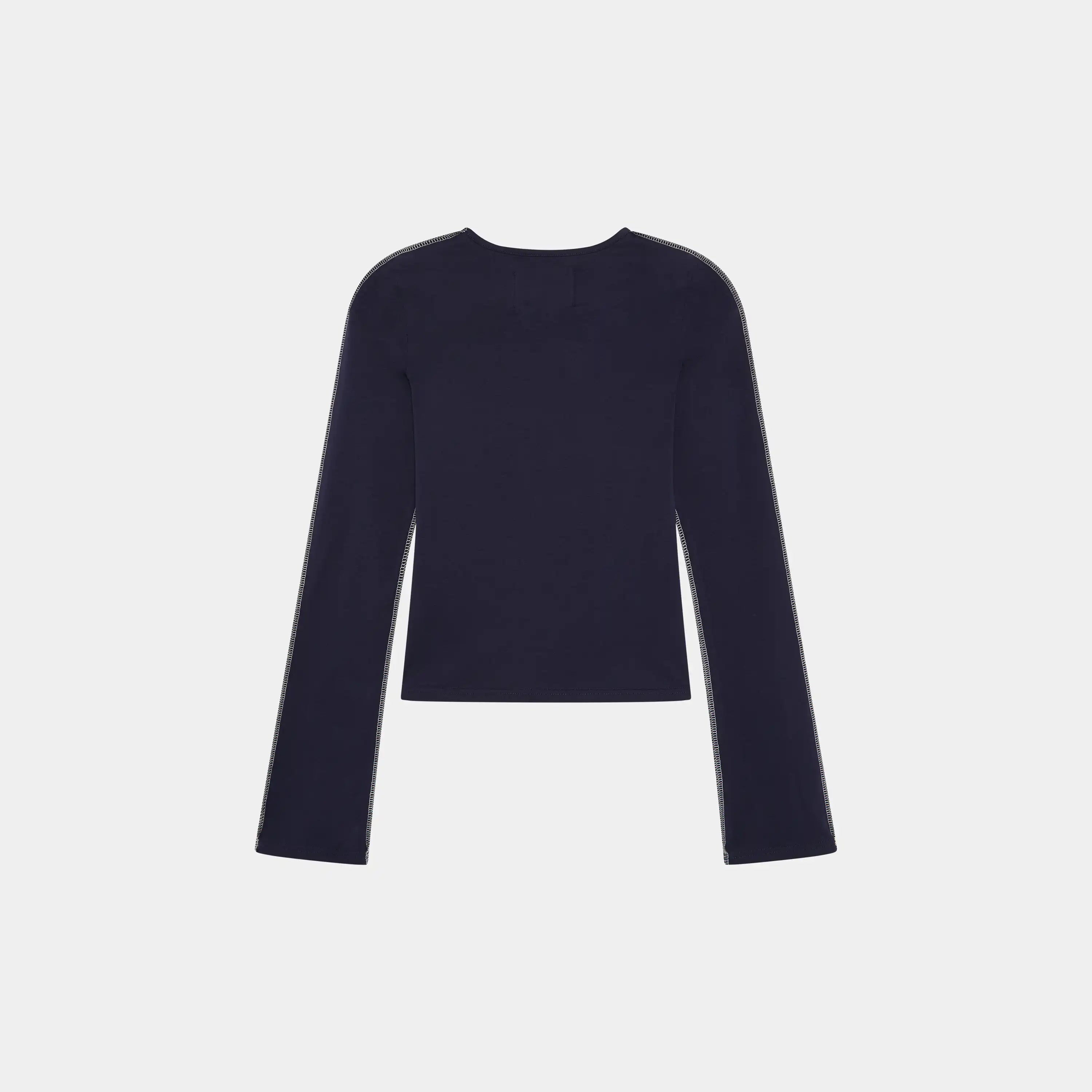 Wally Navy Long Sleeve Woman T-Shirts Eme Studios