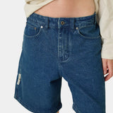 Jacker Deep Blue Denim Shorts Shorts Eme Studios
