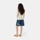 Jacker Deep Blue Denim Shorts Shorts Eme Studios