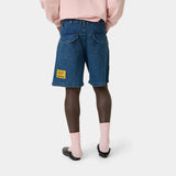 Jacker Deep Blue Denim Shorts Shorts Eme Studios