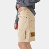 Jacker Off Sand Denim Shorts Shorts Eme Studios