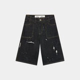 Riviera Raw Denim Shorts Shorts Eme Studios