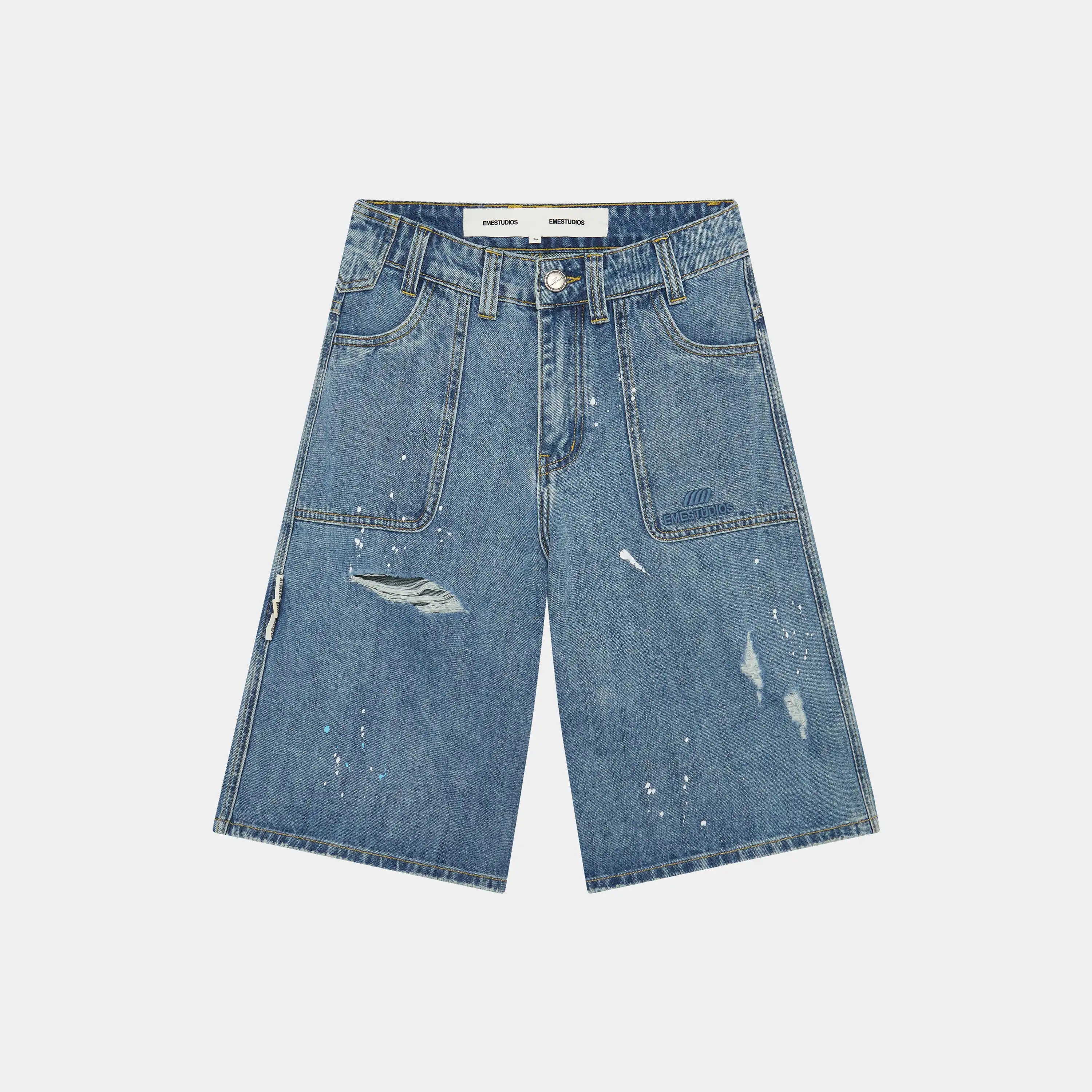 Riviera Blue Denim Shorts