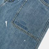 Riviera Blue Denim Shorts Shorts Eme Studios