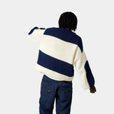 Layr Navy Knit Sweater Knitwear Eme Studios