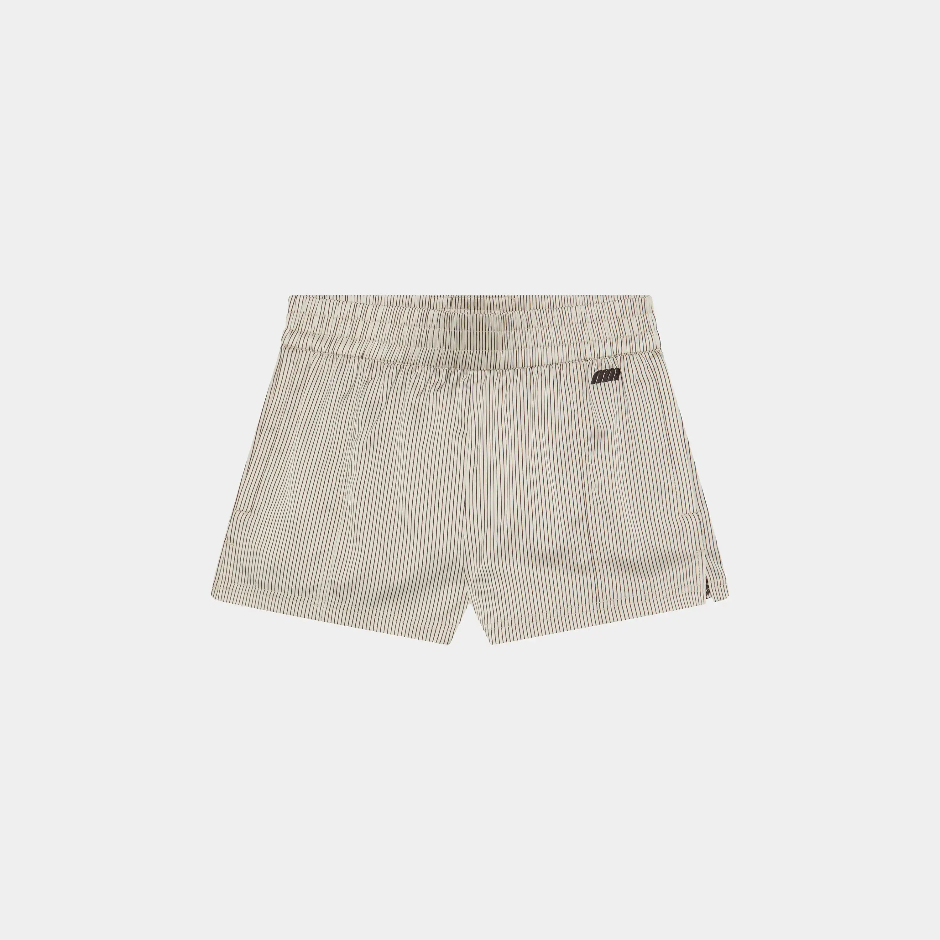 Yimmy Ecru Striped Shorts