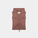 Dune Choco Hooded Top Woman T-Shirts Eme Studios