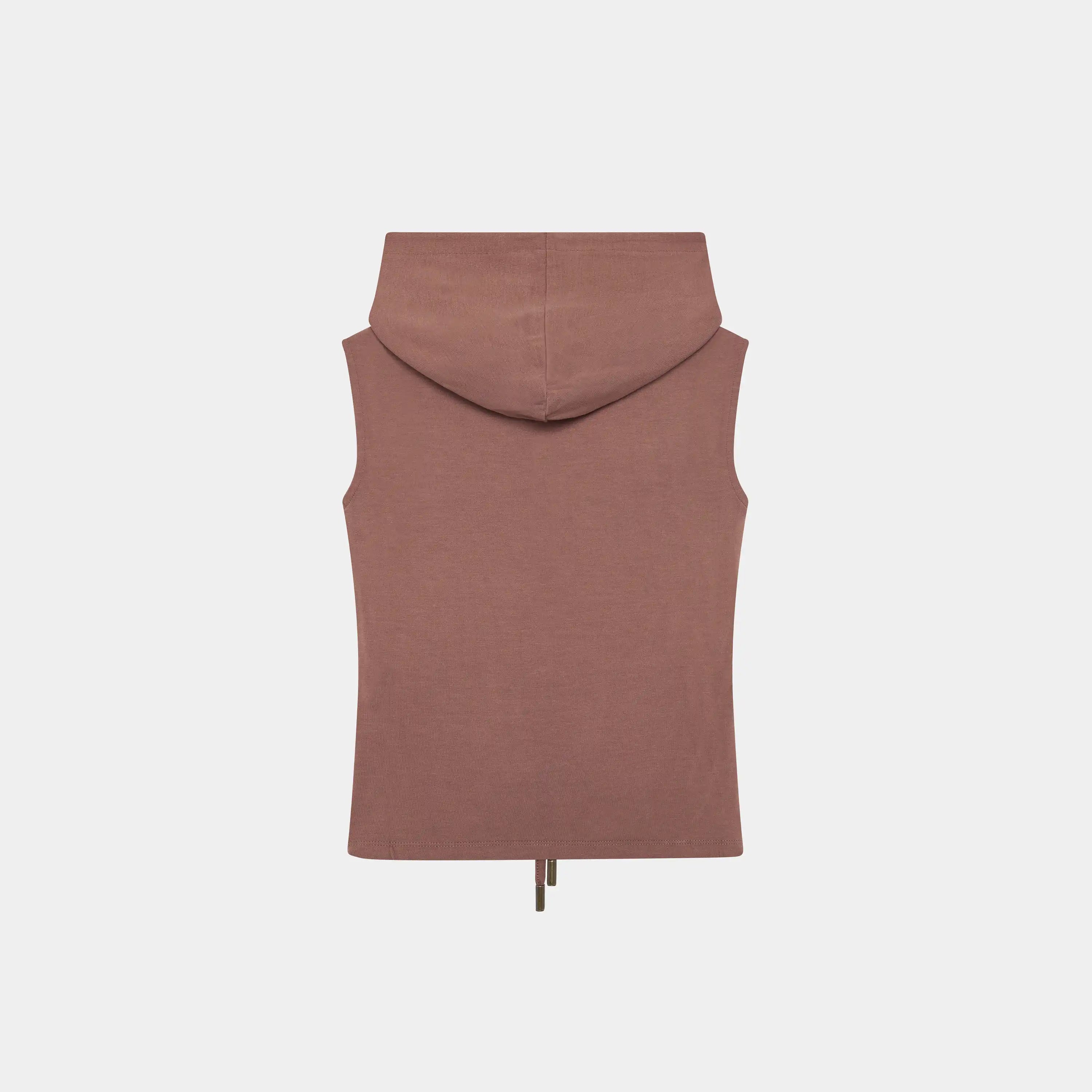 Dune Choco Hooded Top Woman T-Shirts Eme Studios