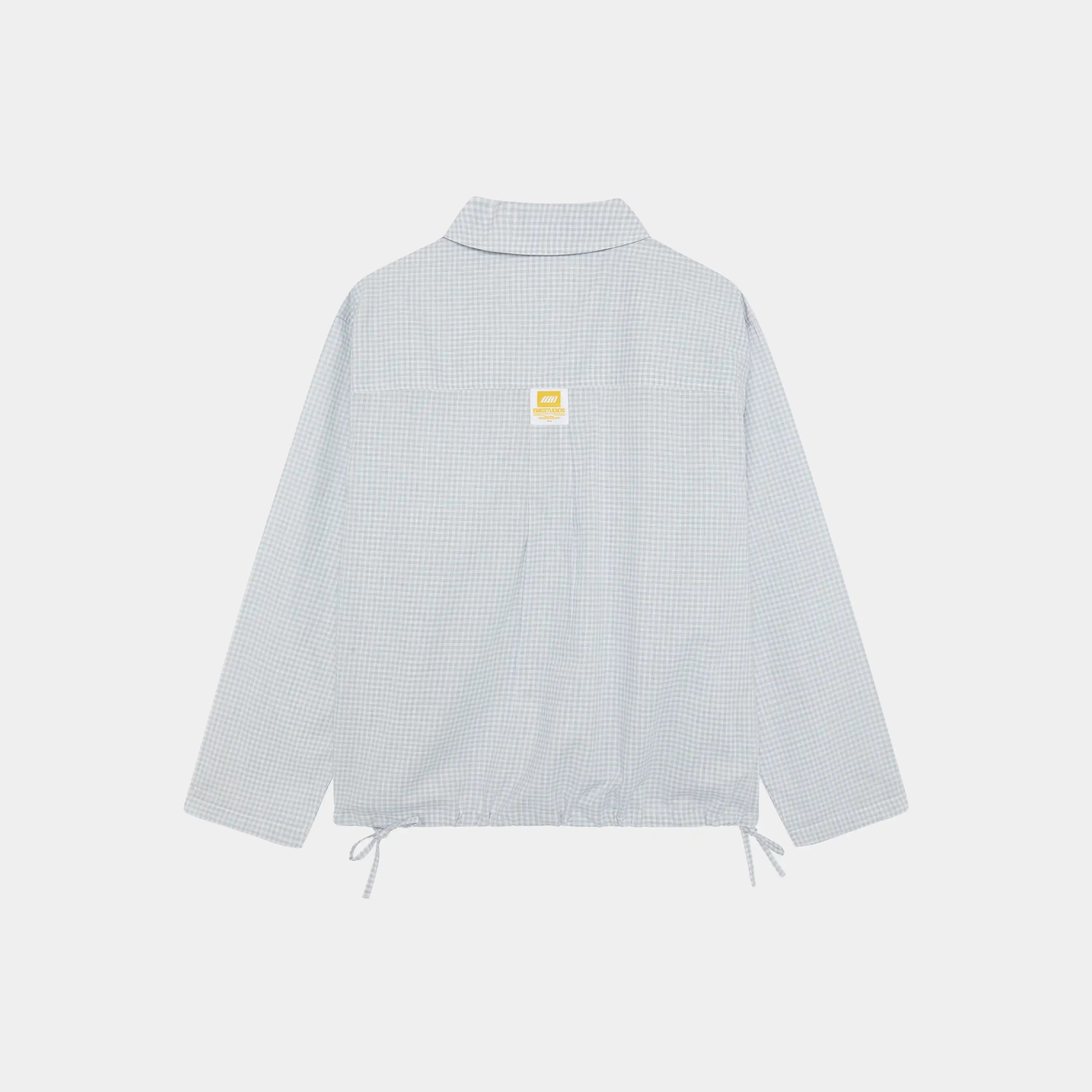 Vade Blue Popover Shirt Shirts Eme Studios