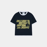 California Navy Oversized Tee T-shirts Eme Studios
