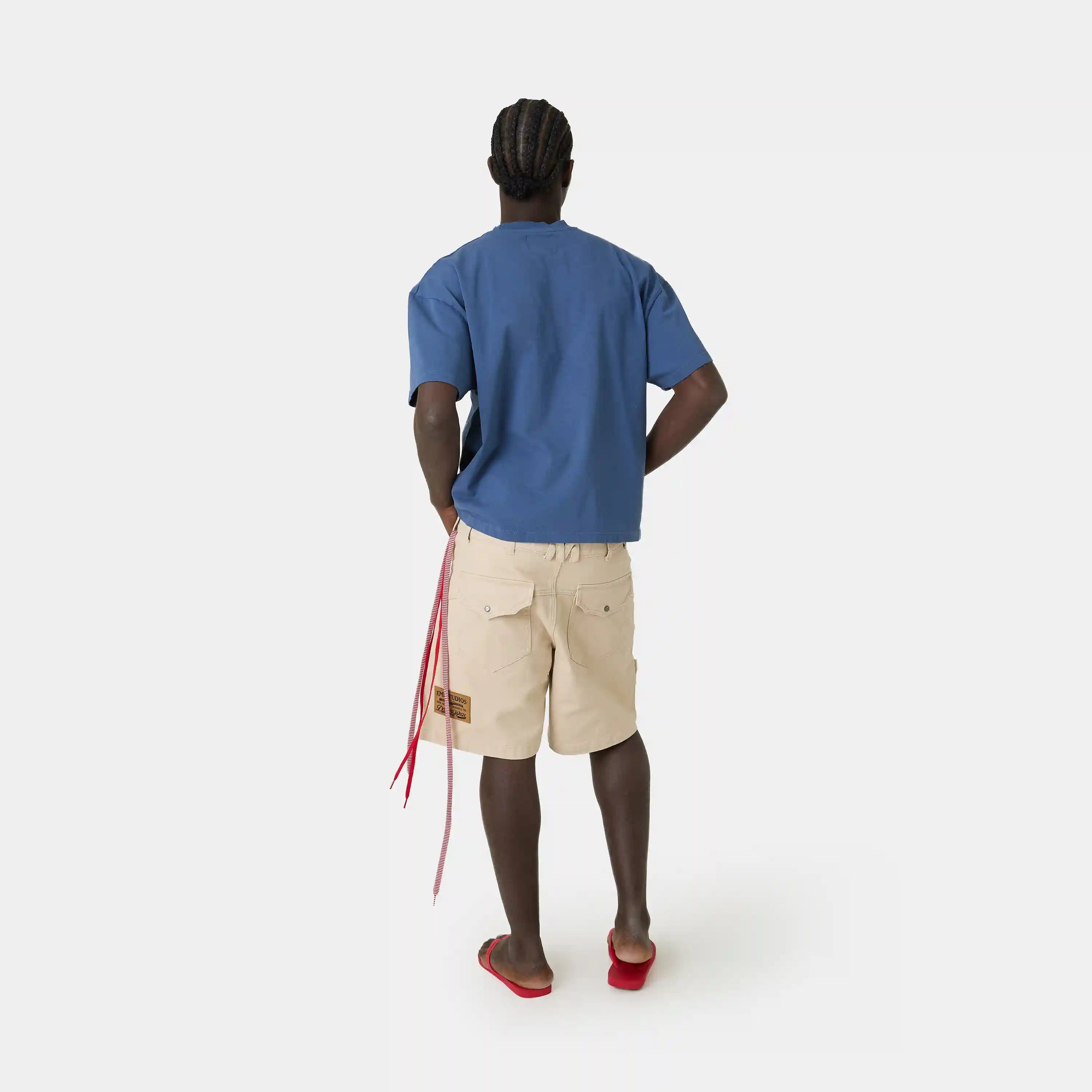 Solare Navy Oversized Tee T-shirts Eme Studios