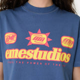 Solare Navy Oversized Tee T-shirts Eme Studios