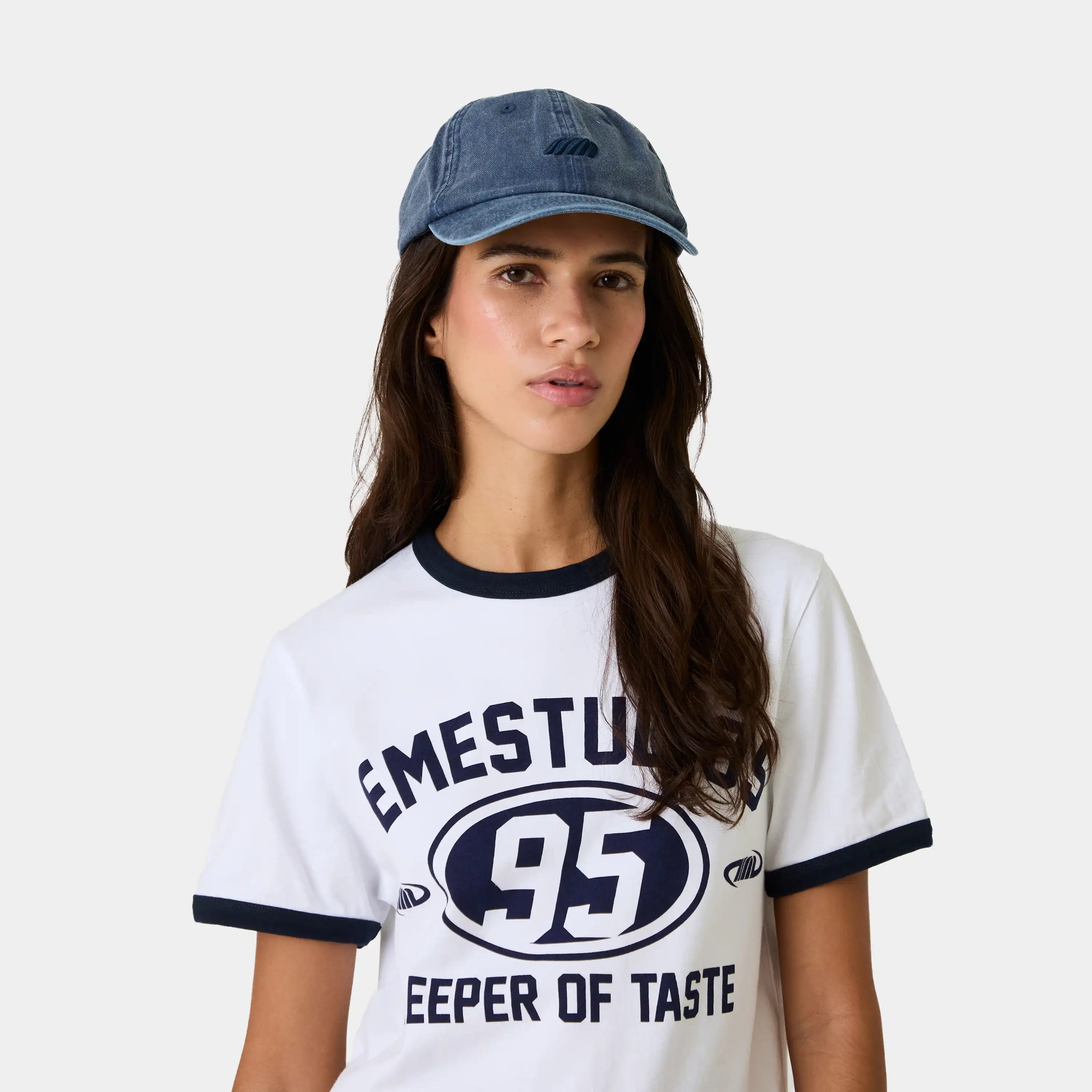 Dek Navy Cap Woman Accessories Eme Studios