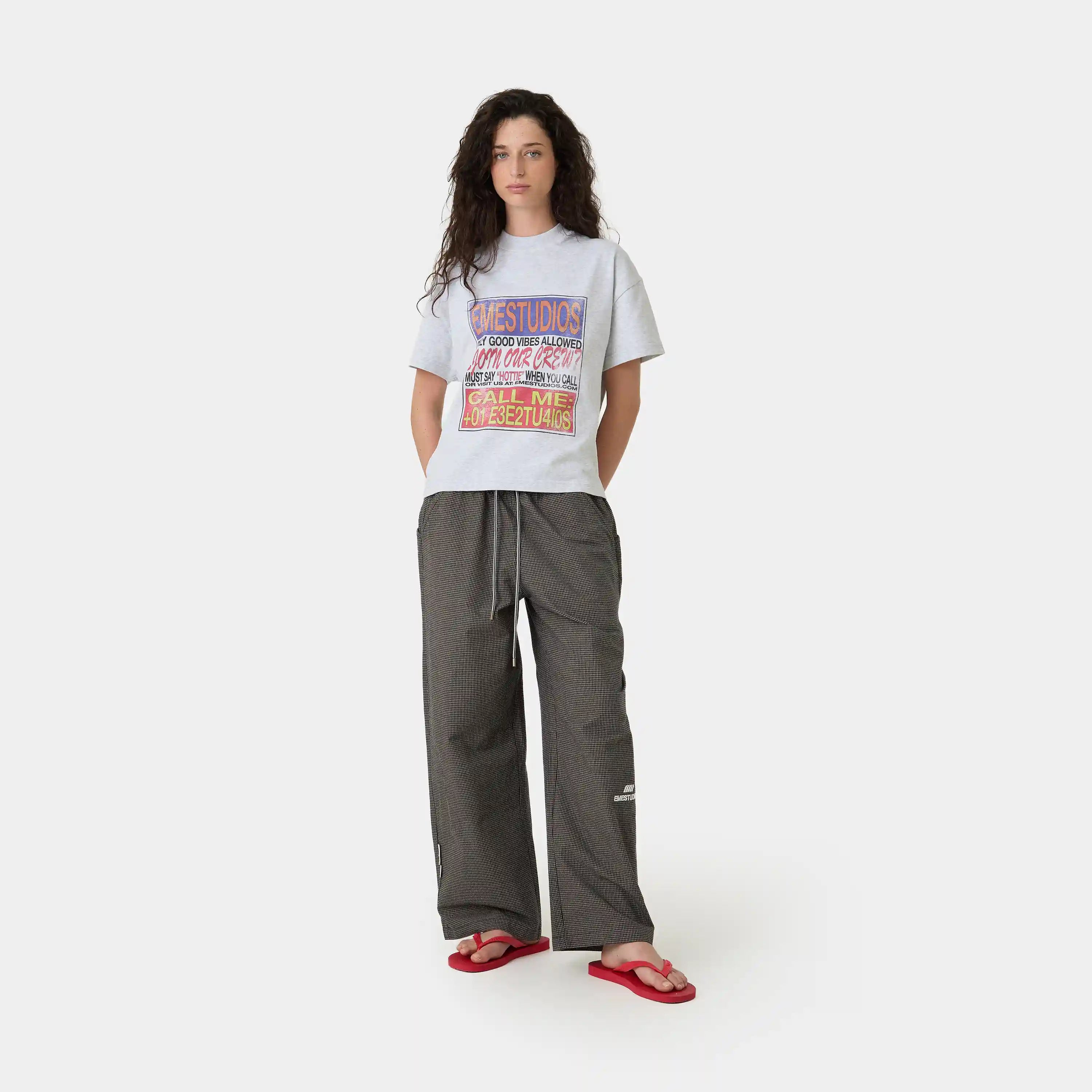 By Your Name Heather Grey Oversized Tee T-shirts Eme Studios