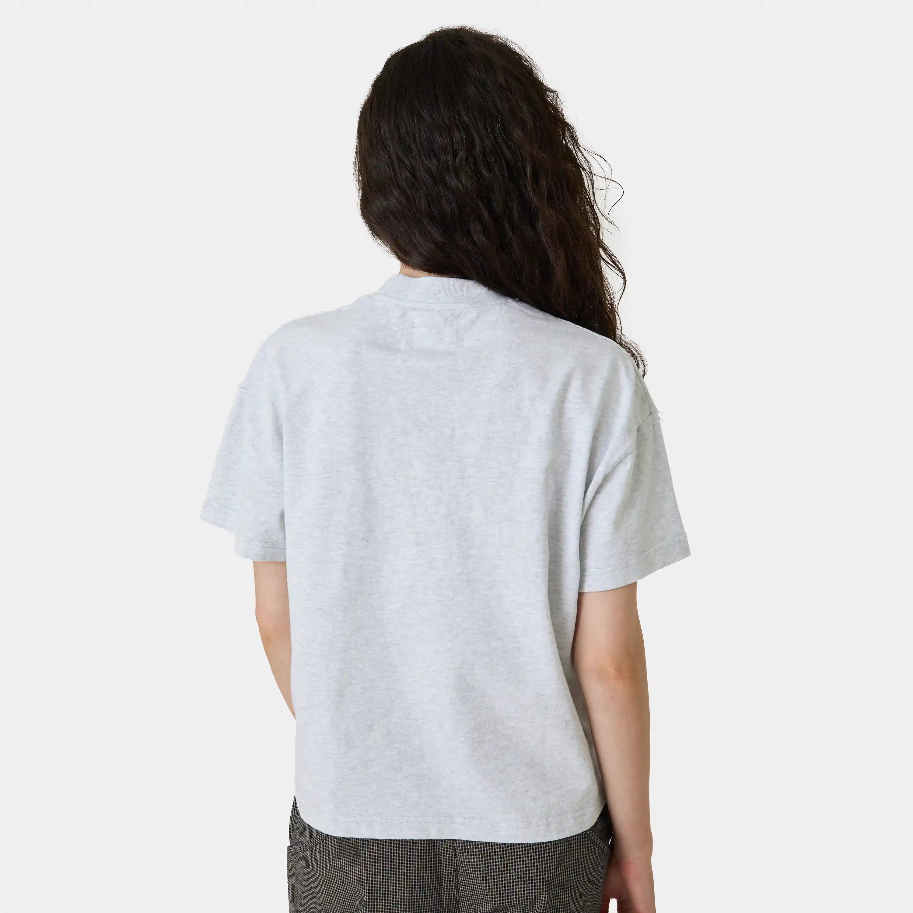 By Your Name Heather Grey Oversized Tee T-shirts Eme Studios