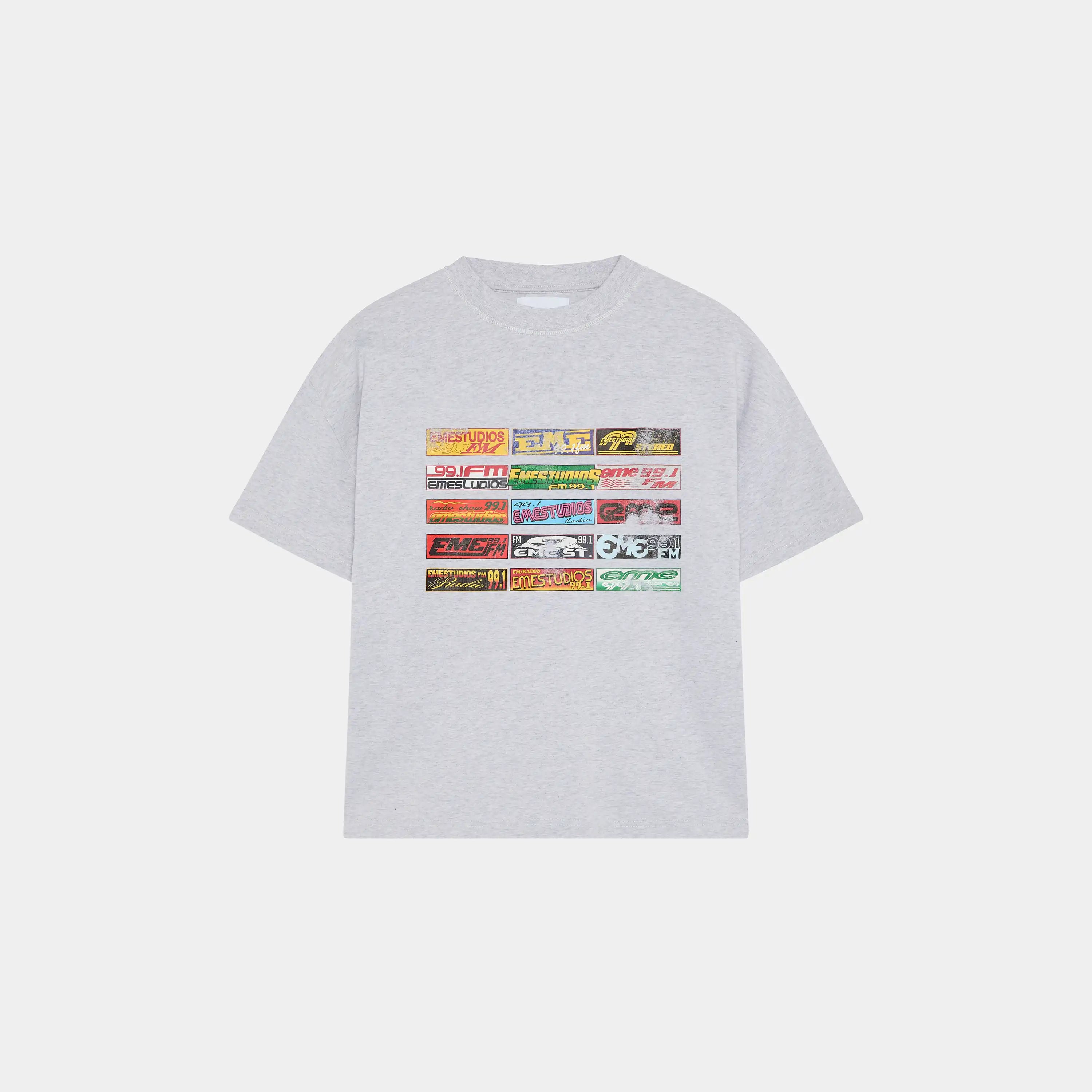 Los Santos Heather Grey Oversized Tee