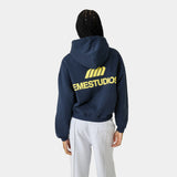 Uniform Navy Oversized Hoodie Hoodies Eme Studios