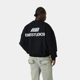 Uniform Shadow Oversized Crewneck Sweatshirts Eme Studios