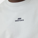 Uniform Mist Oversized Crewneck Sweatshirts Eme Studios