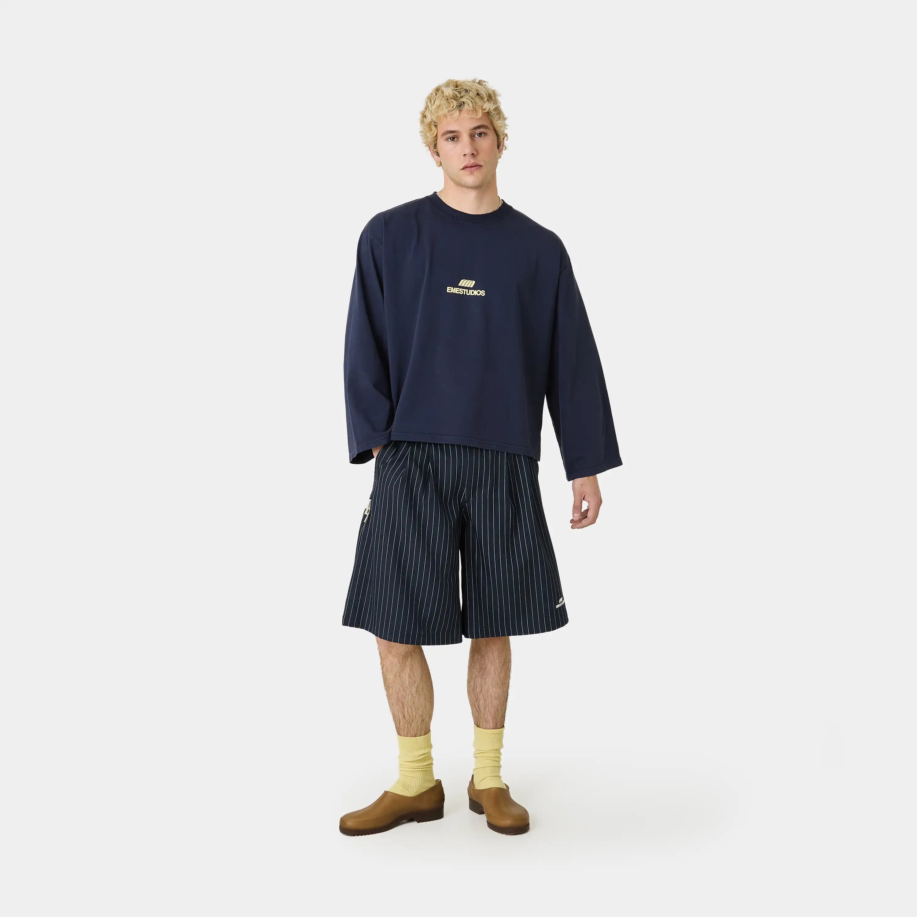Uniform Navy Long Sleeve T-shirts Eme Studios