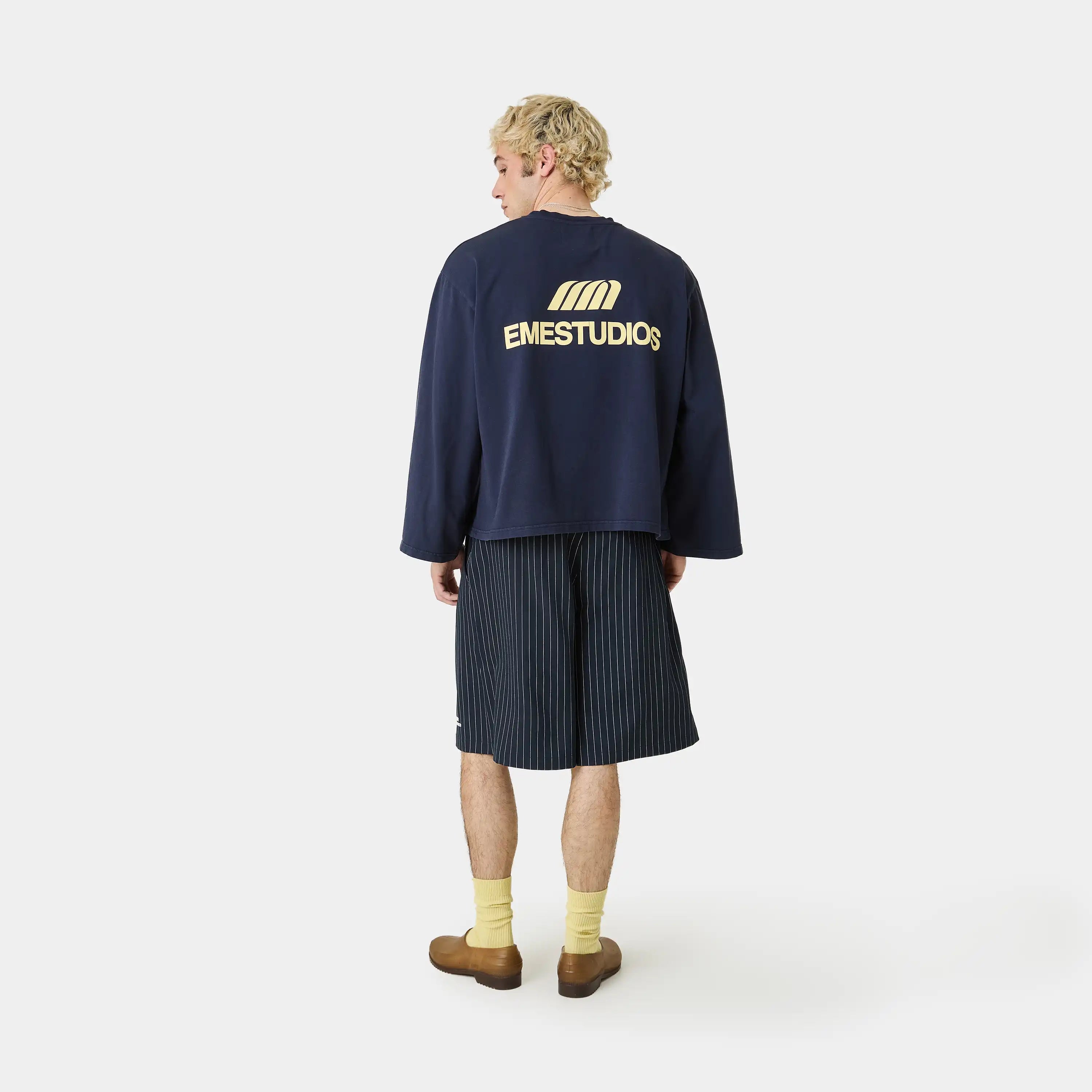 Uniform Navy Long Sleeve T-shirts Eme Studios