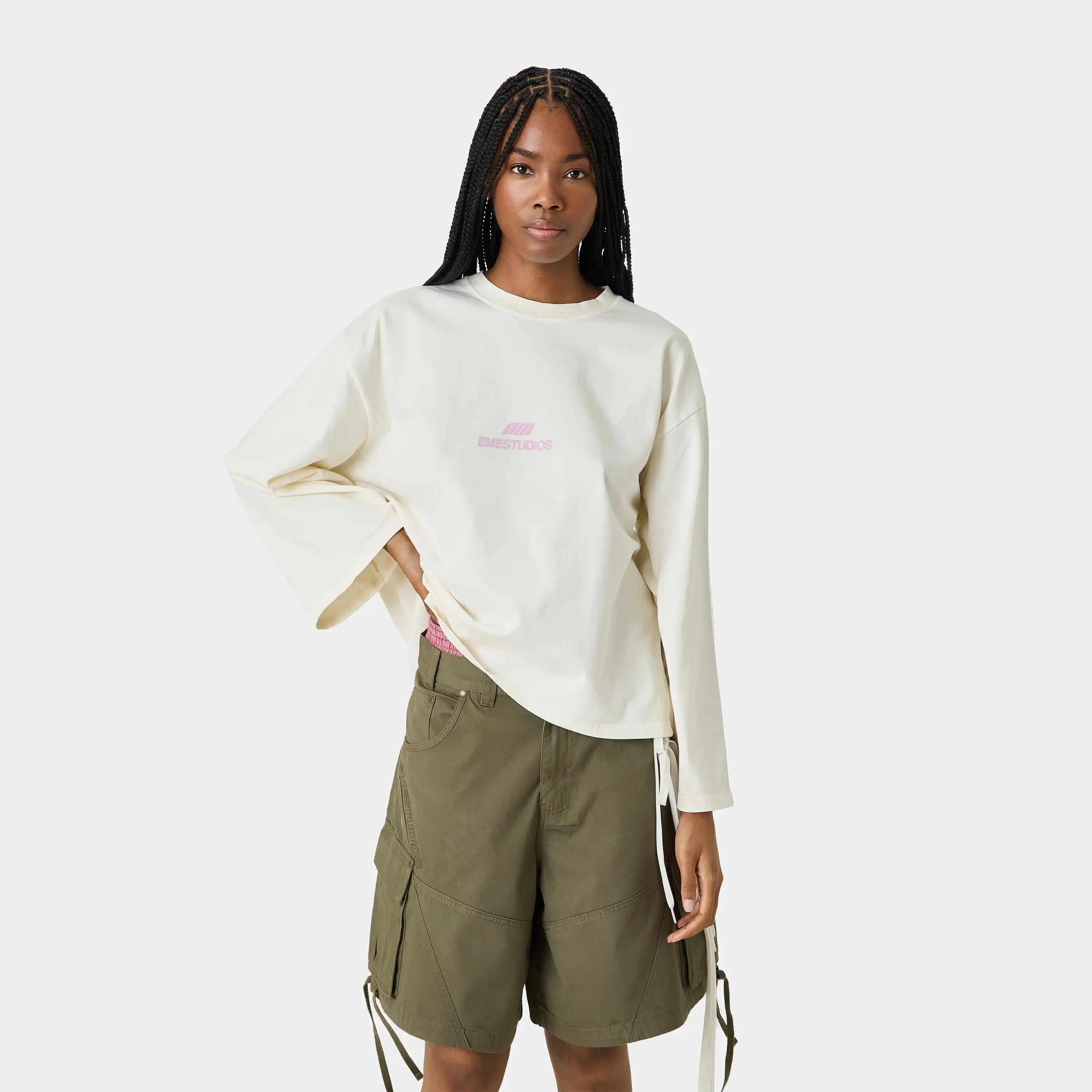 Uniform Off Sand Long Sleeve T-shirts Eme Studios