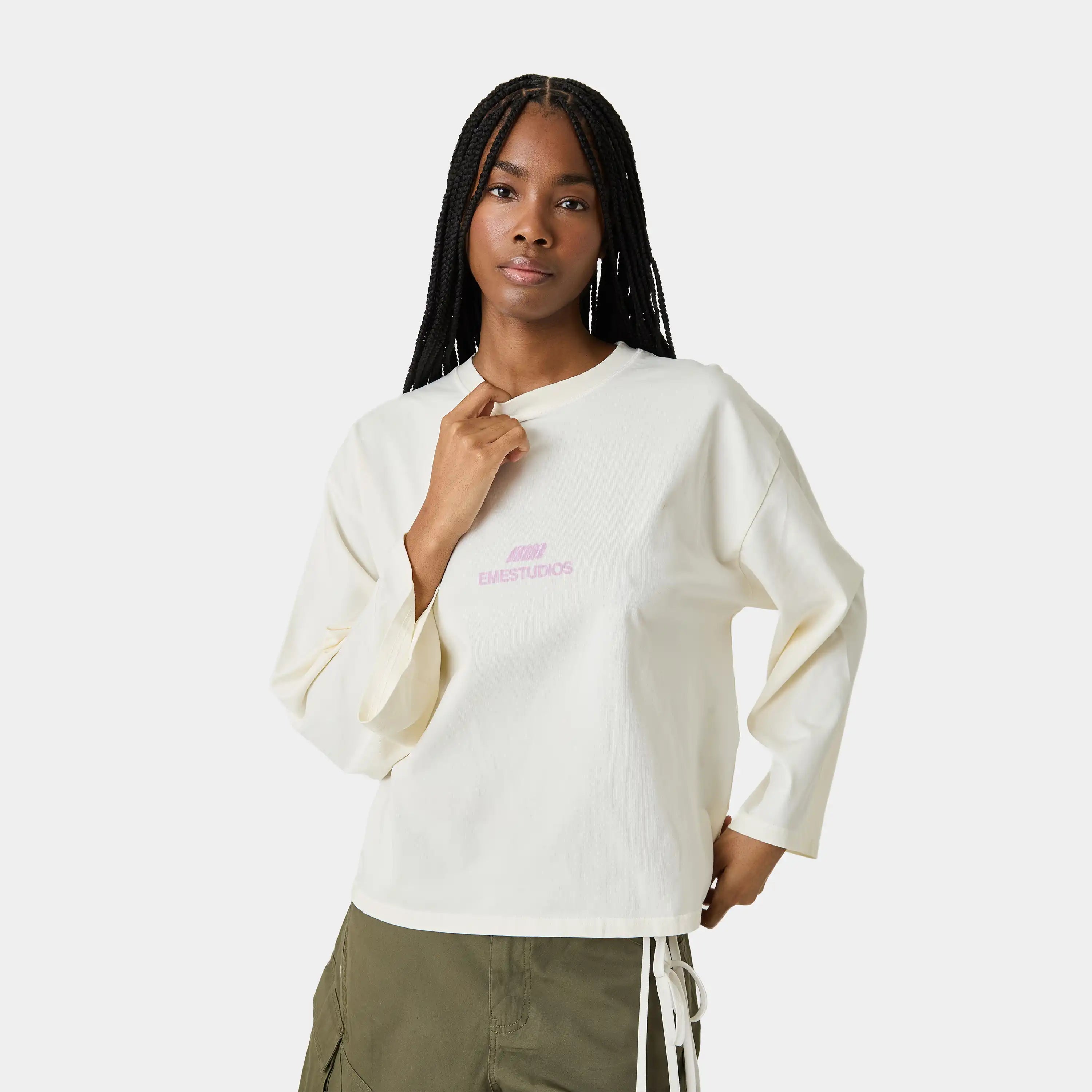 Uniform Off Sand Long Sleeve T-shirts Eme Studios