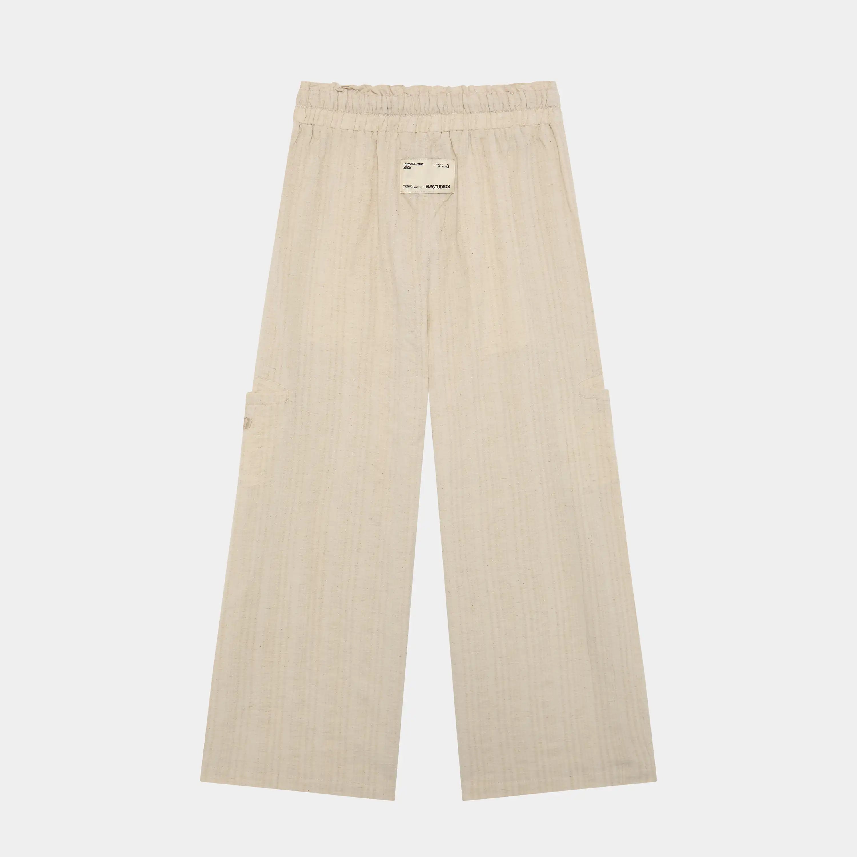 Linen Off Sand Pants Woman Pants Eme Studios