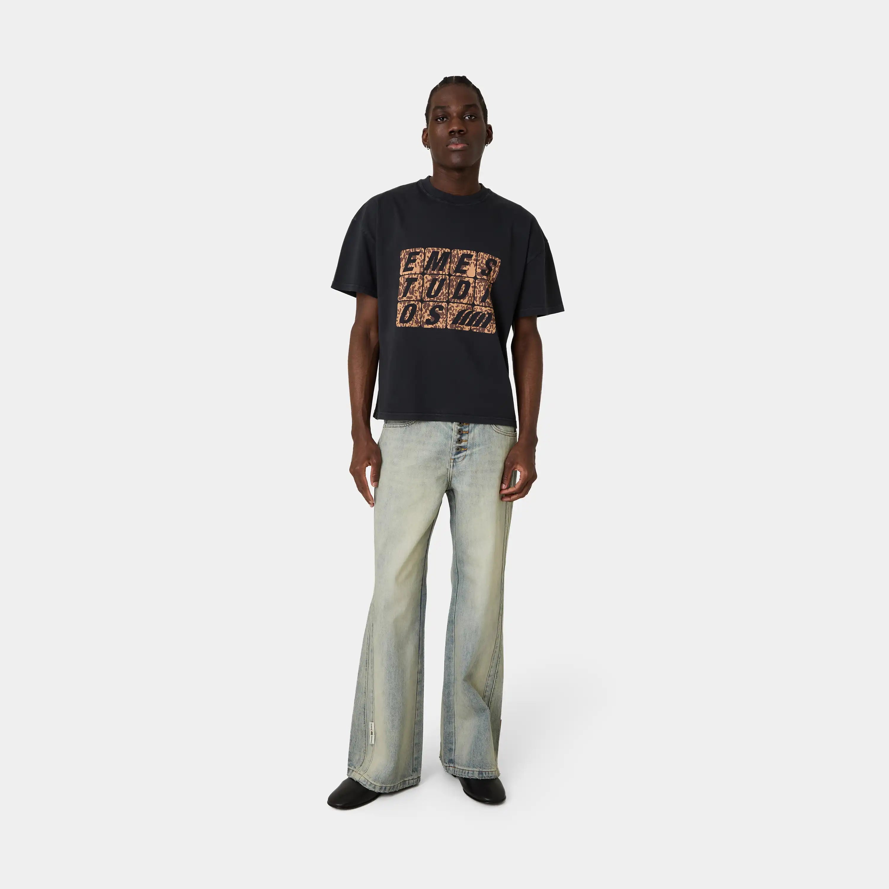 Vanilla Shadow Oversized Tee T-shirts Eme Studios