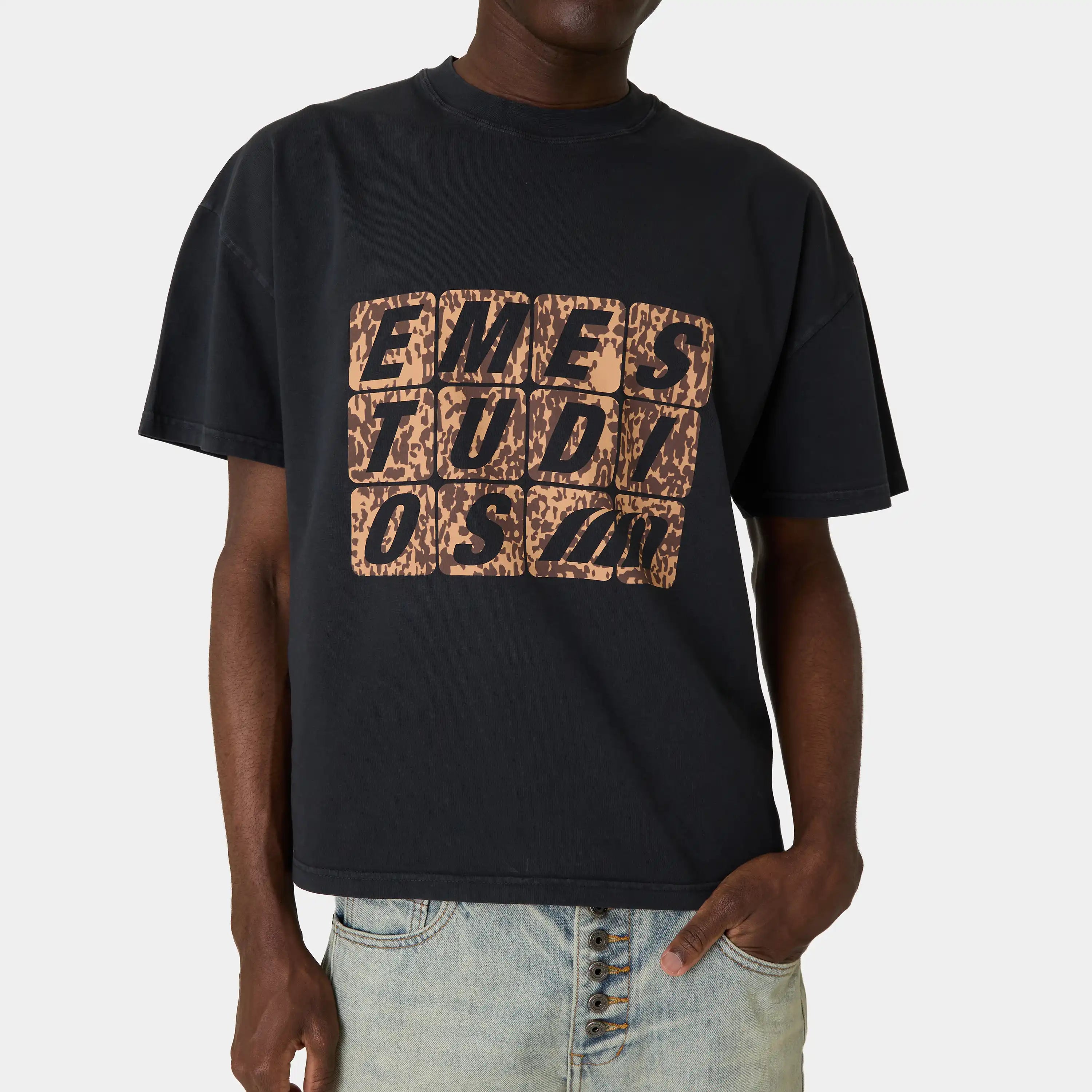 Vanilla Shadow Oversized Tee T-shirts Eme Studios