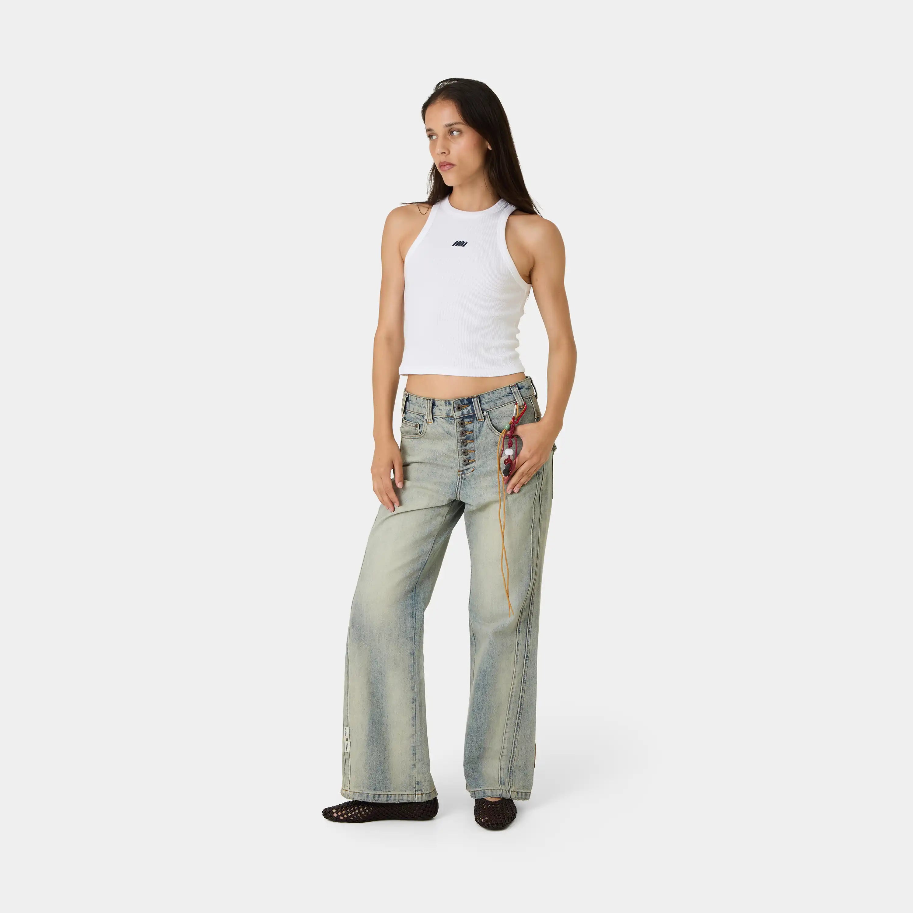 Anny Pearl Tank Top Woman T-Shirts Eme Studios