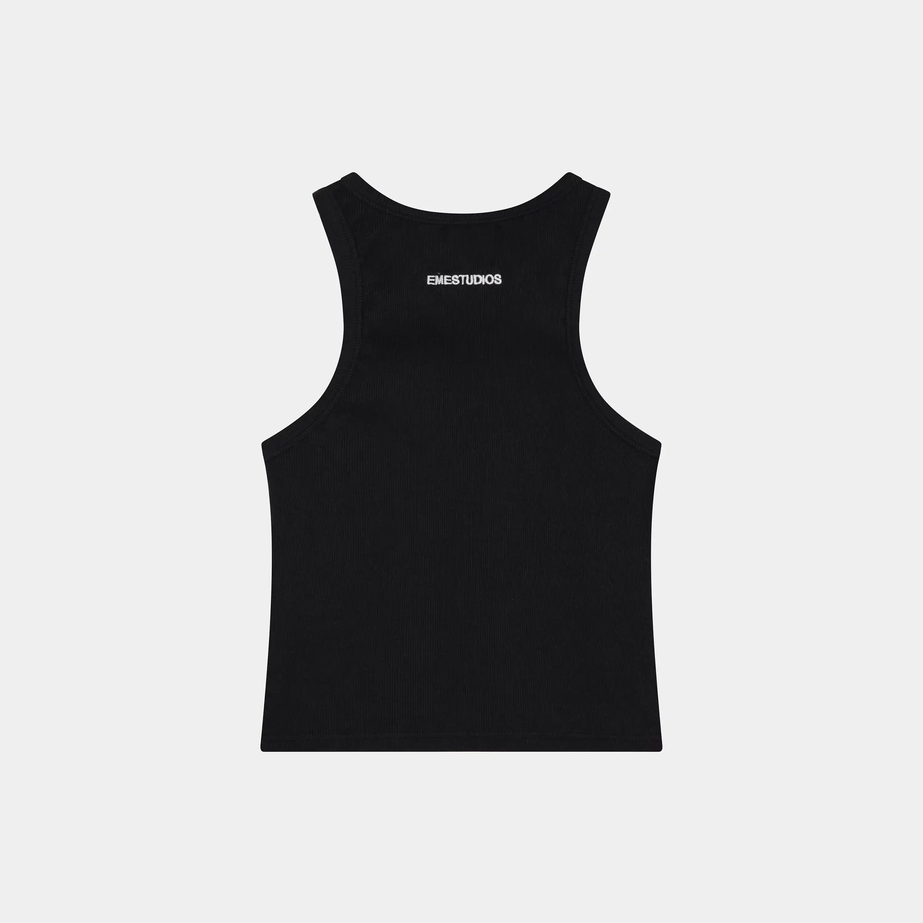 Anny Black Tank Top Woman T-Shirts Eme Studios