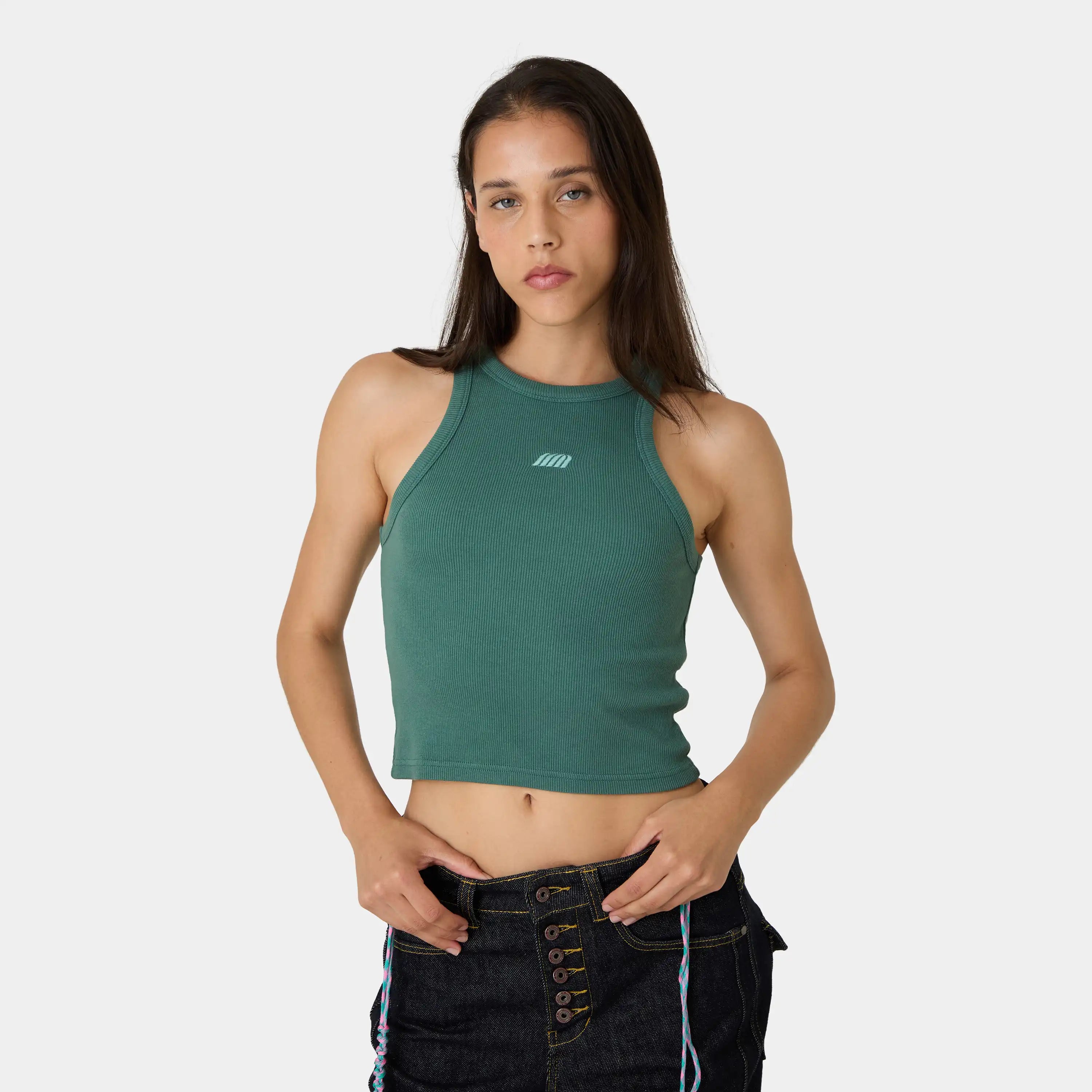 Anny Aqua Tank Top Woman T-Shirts Eme Studios