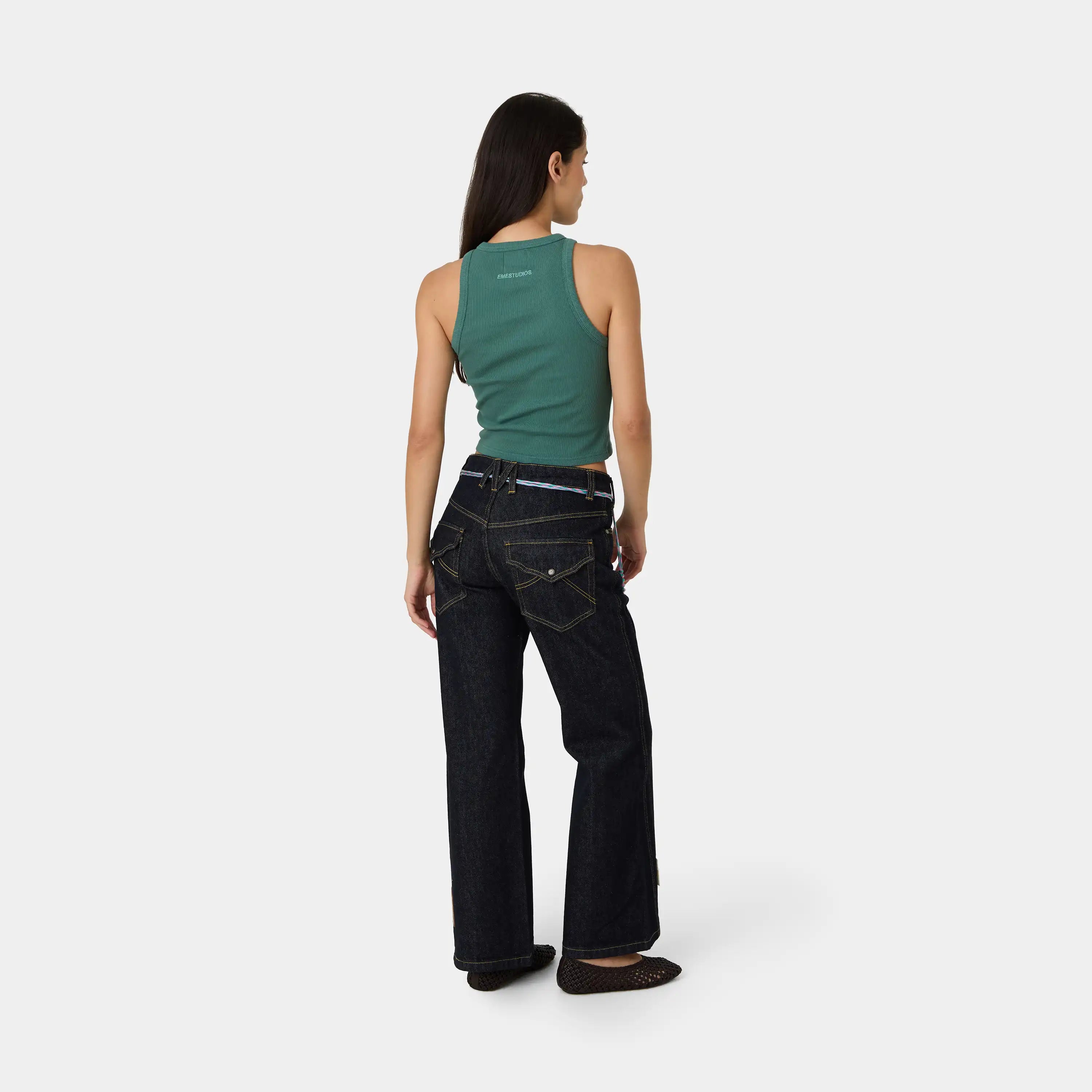 Anny Aqua Tank Top Woman T-Shirts Eme Studios
