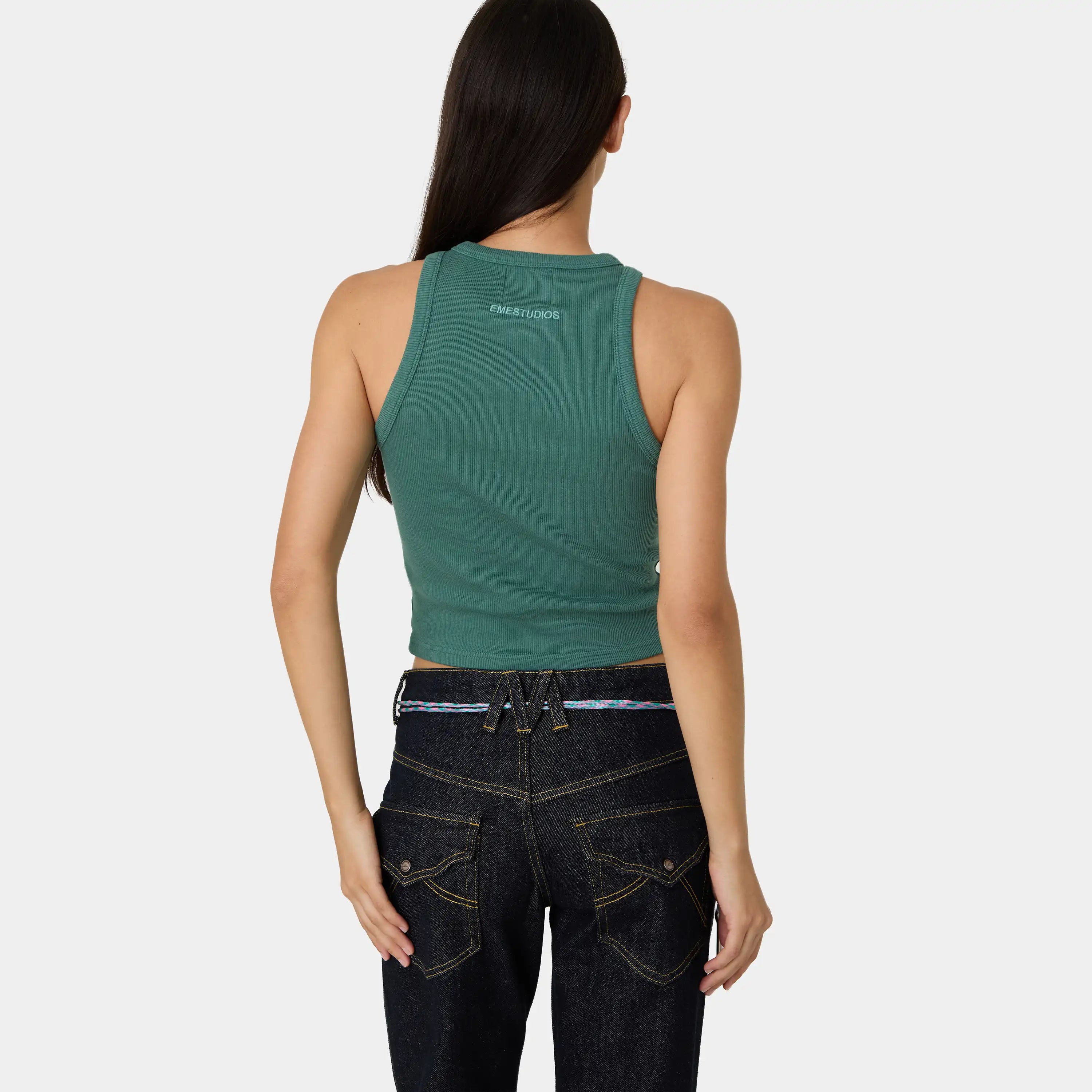Anny Aqua Tank Top Woman T-Shirts Eme Studios