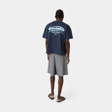 Boundless Navy Oversized Tee T-shirts Eme Studios
